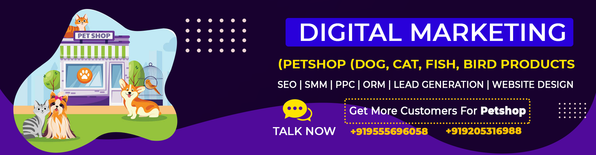 digital marketing for pet shop
